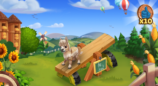 Mini Donkey See Saw